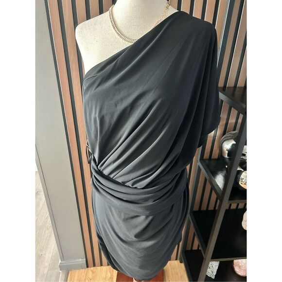 Express one shoulder short mini dress size extra large xl sexy going out dress - Picture 1 of 7